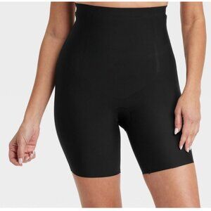 Women's Firm Sculpting High-Waist Shorts - Auden Black XL